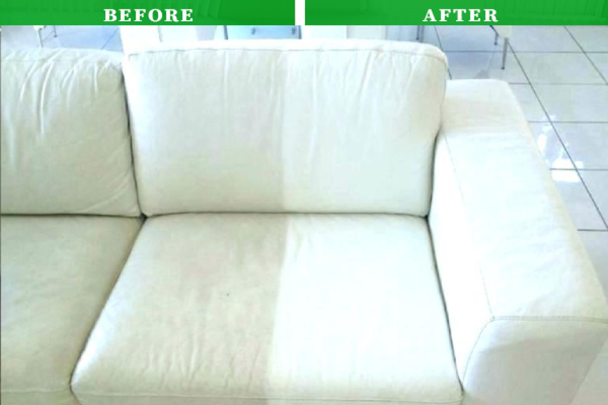 What is the best way to clean a leather sofa